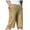 Yellow, variant on fartey Men Plus Size Cargo Shorts Loose Comfy Multi Pockets Workout Capri Pants Casual Zipper Buttons Hiking Shorts Athletic Running Workout Knee Length Long Shorts, XXL-6XL