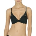 thumbnail image 1 of Natori's Women Feathers Contour Plunge Bra (Black, 30G), 1 of 2