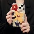 thumbnail image 4 of Oil Painting Flower Phone Case For iPhone 15 Case iPhone 11 13 12 14 Pro Max 7 8 Plus X XR XS SE 2020 Shockproof Soft Back Cover JJ95 For iPhone 11Pro Max, 4 of 6