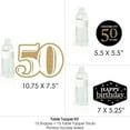thumbnail image 7 of Big Dot of Happiness Adult 50th Birthday - Gold - Birthday Party Centerpiece Sticks - Table Toppers - Set of 15, 7 of 7