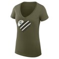 thumbnail image 2 of Women's G-III 4Her by Carl Banks  Green Boston Celtics  Heart V-Neck T-Shirt, 2 of 3
