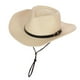 thumbnail image 2 of Sombrero de Vaquero Unisex Zulema Visor de Viaje de Verano Beige, 2 of 7