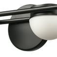 thumbnail image 6 of Atlas Lighting and Home 4-Light Vanity Light with Dome Glass Shades - 31" - Matte Black, 6 of 6