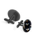 thumbnail image 2 of Bee Elegant Dress Shirt Cufflink Set Made of Stainless Steel for Formal Events, 2 of 6