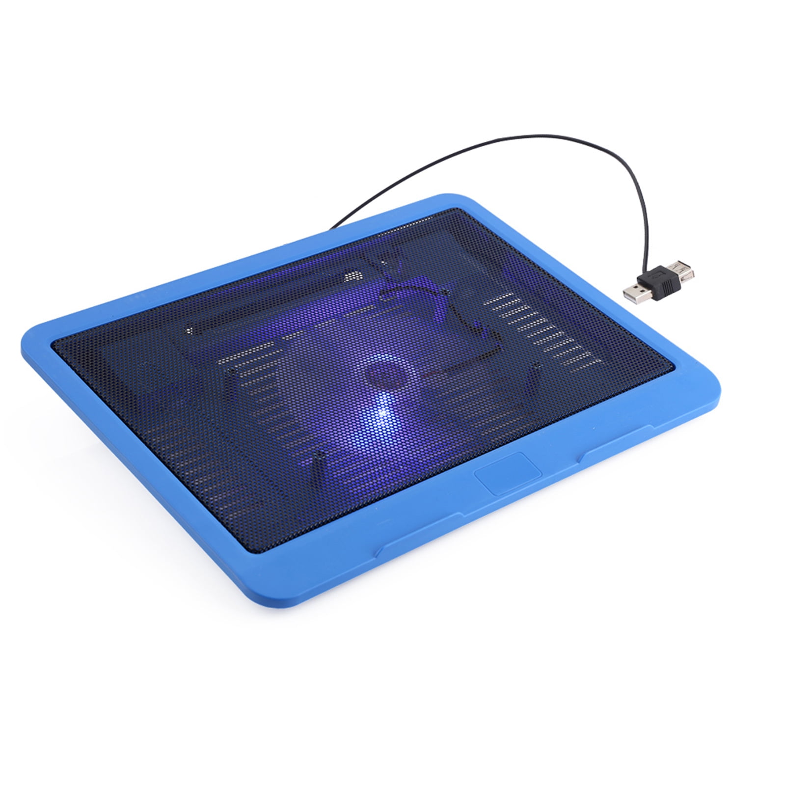 Hydraulic Bearing Laptop Cooler Pad, Quiet Fan, USB Wired, 14" Ergonomic Stand For Gaming