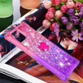 thumbnail image 6 of Clear Case for Samsung Galaxy S23 Ultra (Not S23) with Kickstand for Girls Women, Liquid Glitter Sparkle Bling Cute Case Gradient Quicksand Cover for Samsung Galaxy S23 Ultra JB Pink Mauve, 6 of 14