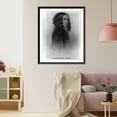 thumbnail image 3 of Historic Framed Print, [Elizabeth (Barrett) Browning, head-and-shoulders portrait, right profile], 17-7/8" x 21-7/8", 3 of 9