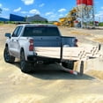 thumbnail image 4 of Heavy Duty Steel Pick Up Truck Bed Extender With Ratchet Straps | The Hitch Mount Truck Bed Extension Can Be Used For Lumber Or A Ladder Gray, 4 of 8