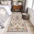 thumbnail image 4 of 2'x6' Rug Runners for Hallways Kitchen, Ethnic Southwestern Non Slip Entryway Beside Floor Carpet Runner, Tribal Antique Boho-Chic Heritage Washable Laundry Room Bedroom Throw Rugs Mat for Family Pet, 4 of 8