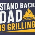 thumbnail image 3 of CafePress - Stand Back Dad Is Grilling Long Sleeve T Shirt - Long Sleeve Dark T-Shirt, 3 of 4