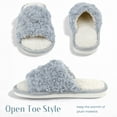 thumbnail image 3 of TRANSLINK Cozy Slippers with Soft Fuzzy Material and Memory Foam Comfort Portable for Home Indoor Outdoor, 3 of 6