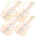 thumbnail image 1 of Guitars for Children DIY Unpainted Guitar Wood 4 Sets, 1 of 8