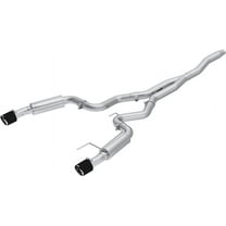 Mbrp Exhaust 3In. Cat Back; Dual Split Rear; Race Version; 4.5In. Cf Tips; T304 S72753CF