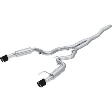Mbrp Exhaust 3In. Cat Back; Dual Split Rear; Race Version; 4.5In. Cf Tips; T304 S72753CF