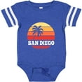thumbnail image 3 of Inktastic San Diego California Vacation Retro Sunset Boys or Girls Baby Bodysuit, 3 of 5
