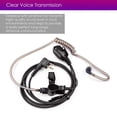 thumbnail image 3 of Auriculares de Tubo Acústico Motorola Negro Compatibles con Walkie Talkies de 2 Vías Series BPR40/CP, 3 of 6