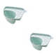 thumbnail image 4 of Matsuzay Fregadero Cesta Triangular Desagüe Fregadero Estante Ventosa Plástico Cocina Almacenamiento Titular Estante verde claro 2piezas, 4 of 6
