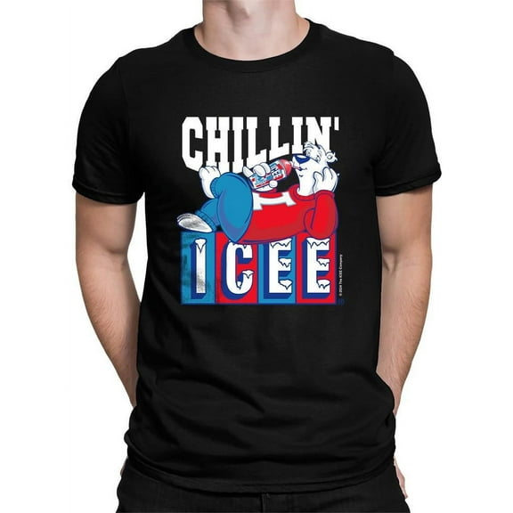 Relaxed ICEE Chill Mode - Bear Fun Graphic Men's T-shirt