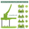 thumbnail image 3 of Marco de máquina para hacer botones, compatible con Happizza, con molde, 3 of 4