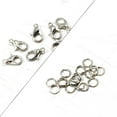 thumbnail image 4 of Clases de garra de joyería Pulseras de metal Sujetadores Llaveros llaveros Ganchos artesanías hechas a mano Close Close Clips DIY Art Work Accesorios Eigraketly HA010492-00B, 4 of 7