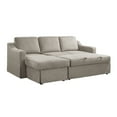 thumbnail image 2 of Serta Henley Modern Convertible Sleeper Sofa, Flax, 2 of 14