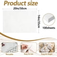 thumbnail image 2 of Bobobag 100 Sheets White Tissue Paper 20"X14" for Gift Bags, Wrapping Tissue, Christmas Anniversary Holiday Decoration Arts Craft, 2 of 4