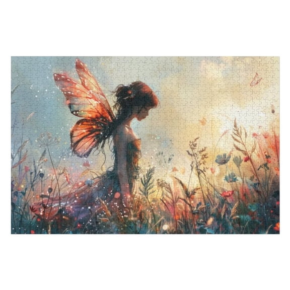 Puzzles for Adults 300 Pieces - Enchanting Watercolor Fairy Funny Puzzles Educational Toys, Birthday Christmas Valentine's Day Gift
