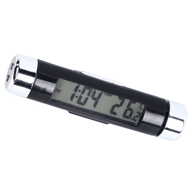 Reloj Con Clip Para Ventilación De Automóvil, Reloj Digital Para Tablero, Pantalla De Temperatura, Multifuncional Preciso, Fácil De Instalar Para Todos Los Automóviles