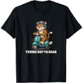 thumbnail image 1 of Indian Tiger Asian Urban Streetwear - Camiseta casual para patinete, 1 of 2