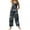 Blue, variant on JULMCOMO Halloween Women's Jumpsuits, Rompers & Overalls Trendy Bat Print Wide Leg Overall Scary Soft Plus Size Sleeveless Jumpsuits Halloween Costumes Woman 2024 Fall Jumpers Army Green M