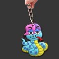 thumbnail image 6 of UPOUART Cartoon Snake Keychain Party Favors Assorted Colors 12 Pieces Key Organizer Accessories, 6 of 6