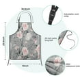 thumbnail image 7 of Pioneer Flower Floral Print Pattern Kids Aprons for Girls and Boys,Adjustable Neck Strap Toddler Aprons for Kids Cooking Baking, 7 of 7