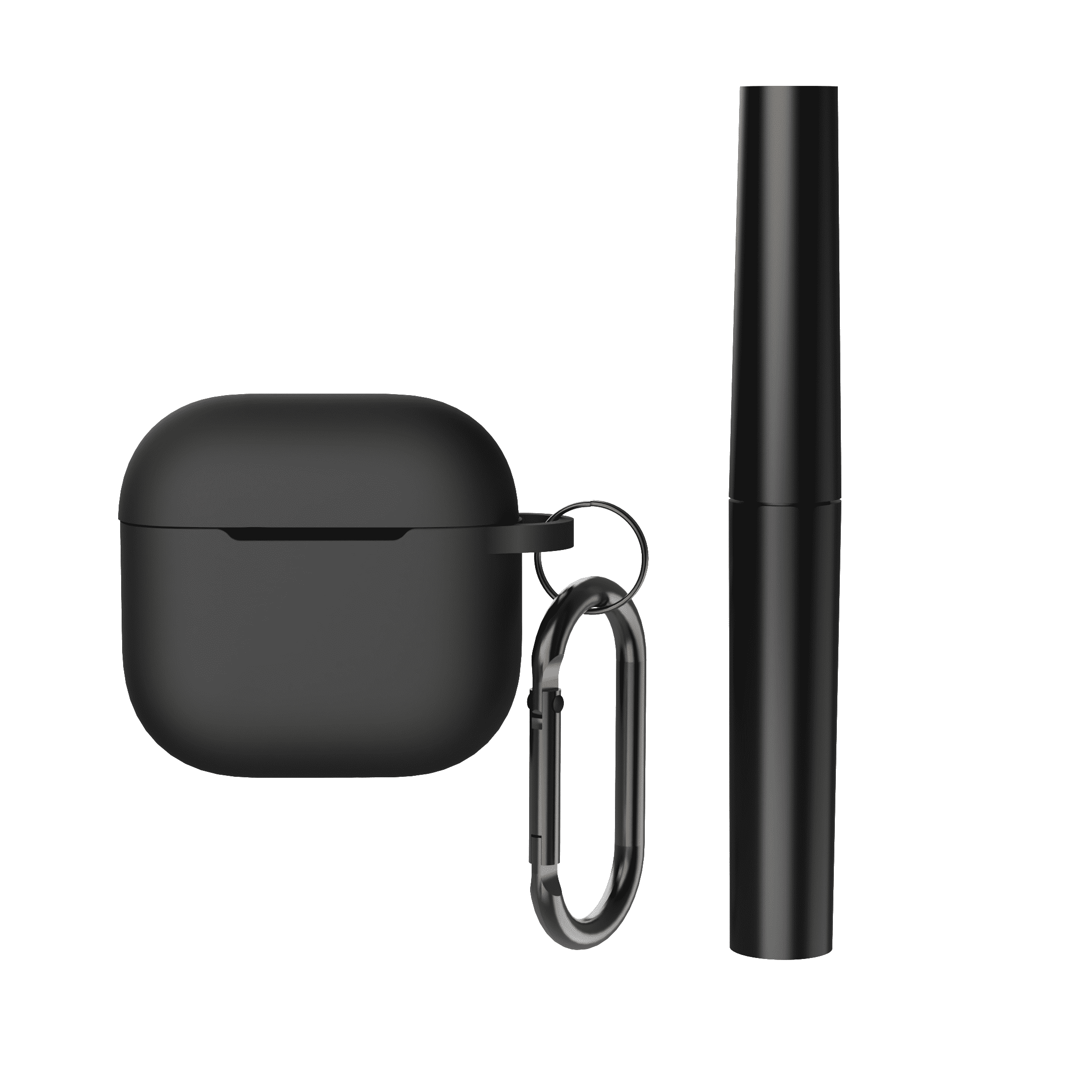 Zsou AirPods 4 Protective Silicone Case with Carabiner and Multi