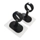 thumbnail image 4 of 2 soportes para barra de cortina de techo, soportes de montaje multiusos, soporte resistente Negro, 4 of 9