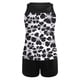 thumbnail image 4 of Traje de baño dividido con estampado de empalme para mujer Traje de baño Traje de baño de cintura alta Fridja  nalpqowj19826, 4 of 5