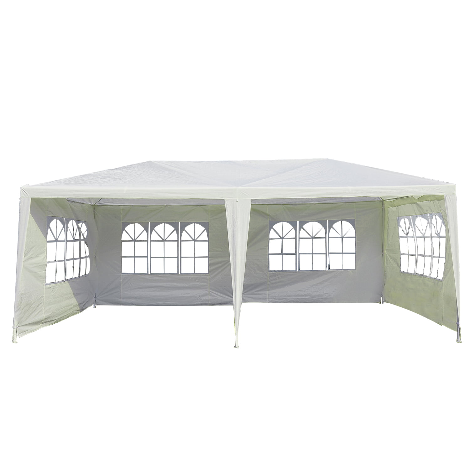 Outsunny Large 10' x 20' Gazebo Canopy Party Tent with 4 Removable ...
