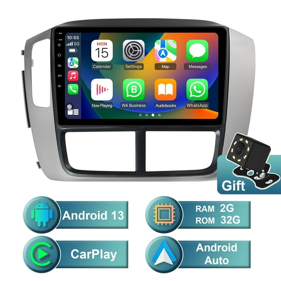 Android 13 Car radio for Honda Pilot 2006-2008 Multimedia Stereo Wireless Autoradio Carplay Navigation GPS WIFI  Mirror link Camera FM BT 2 32GB
