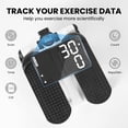 thumbnail image 3 of JNXYL Mini Steppers for Exercise, Mute the Sound with Resistance Bands, 331lbs Loading Capacity, Digital Monitor, Optional Twist Motion for Home Fitness - Black, 3 of 7