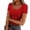 Red, variant on BRGZLK Short Sleeve T Shirts for Women Solid Color Round Neck Short Sleeve Loose T Shirt Spring Summer Trendy Casual Slim Fitted Basic Tees Red M