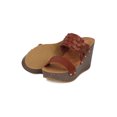 thumbnail image 4 of New Women Refresh Mara-16 Leatherette Open Toe Double Band Platform Wedge Sandal, 4 of 5