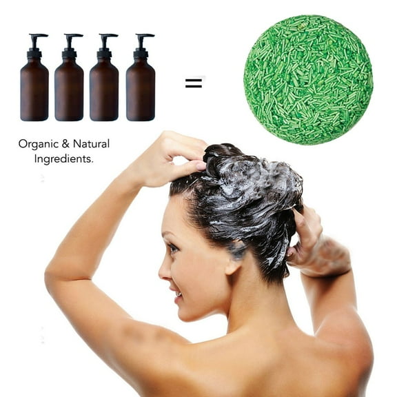 Karma Naturals Hair Darkening Shampoo Bar with Green Tea - 100% Natural Organic Conditioner Repair Hair Care