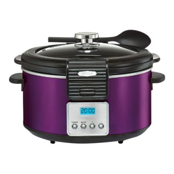 Bella Linea Collection 5QT Programmable Slow Cooker, Walmart Exclusive