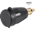 thumbnail image 4 of Motorcycle DIN Plug Waterproof Charger to QC3.0 USB Charger & Type C 30W Power Delivery Adapter Socket, 4 of 8