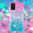 thumbnail image 4 of Funda para Samsung Galaxy S20 Plus 5G Brillantina Líquida Divertida Reluciente y con Cristales en Movimiento Cuerpo Cruzado con Cordón Ajustable, 4 of 5