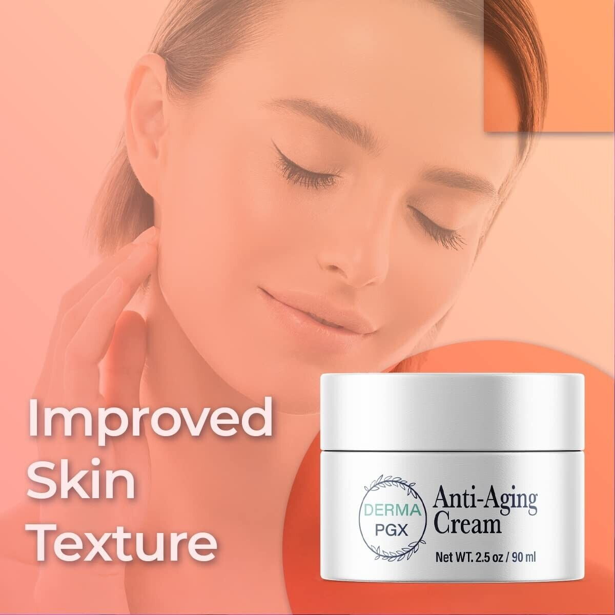 (5 Pack) Derma PGX - Anti-Aging Face Cream and Ageless Moisturizer - Ingredients for All Skin Types