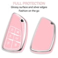 thumbnail image 4 of for Chevy Key Fob Cover with Keychain Soft TPU Protection Case Compatible with 2021-2025 Chevy Tahoe Suburban GMC Yukon Denali Silverado 6 Buttons, 4 of 6