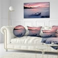 thumbnail image 3 of Designart Rocks Dark Samarra Seashore Sintra - Seashore Throw Pillow - 12x20, 3 of 5