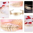 thumbnail image 6 of LIURUIJIA Roman Goddess Headband, Women's Headband, Gold Headpiece, Bridal Hair Hoop, Girls Laurel Wreath Hair Accessories, Golden Wedding Boho Leaf Hair Crown Accessories, 6 of 7