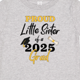 thumbnail image 4 of Inktastic Proud Little Sister of a 2025 Grad Girls Baby T-Shirt, 4 of 5