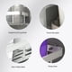 thumbnail image 5 of Wall-mount Corner Bathroom Shower Caddy Shelf Storage Holder Rack Organizer Bath, 5 of 5
